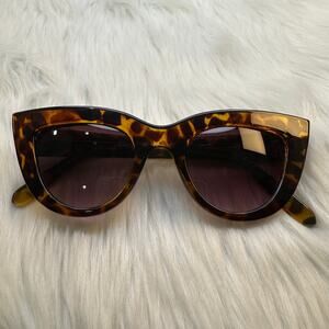 Quay Tortoise Shell Cat Eye Sunglasses